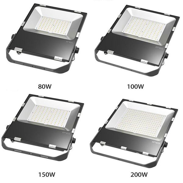 

floodlights 5pcs glite led flood light 80w 100w 150w 200w ip65 waterproof outdoor lighting