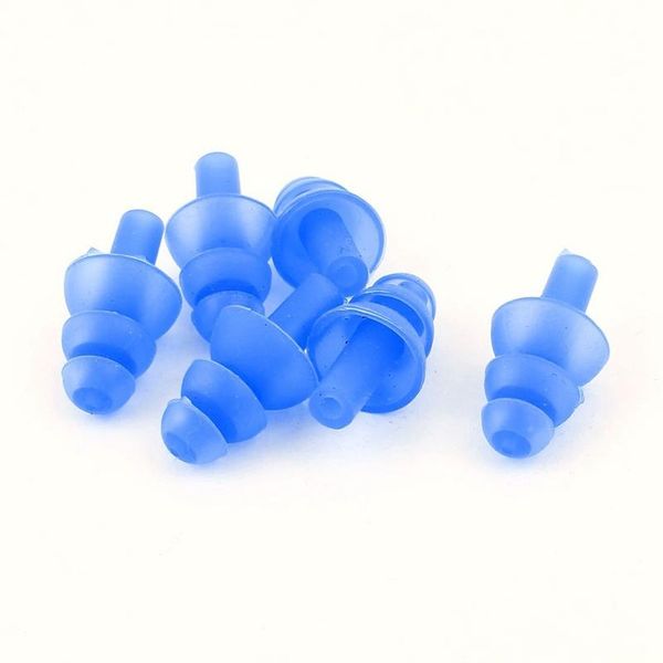 

nose clip 3 pairs soft silicone waterproof swimming earplug protector blue