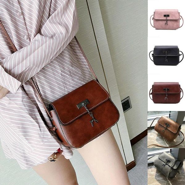 

waist bags vintage women handbag pu leather small pack satchel messenger cross body shoulder bag
