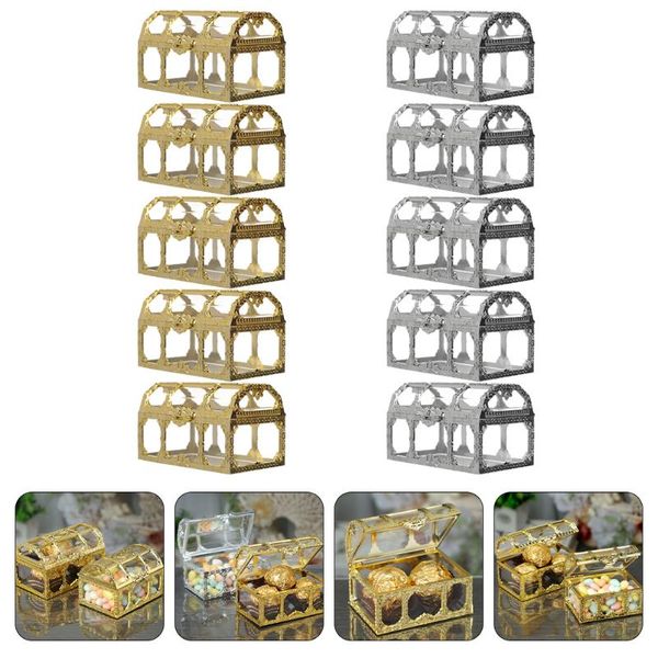 

gift wrap 10pcs candy storage boxes durable dessert display cases protectors