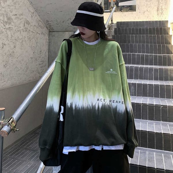

casual letter print japan harajuku t-shirts funny women cool autumn punk long sleeve loose hip hop tshirt streetwear females 210601, White
