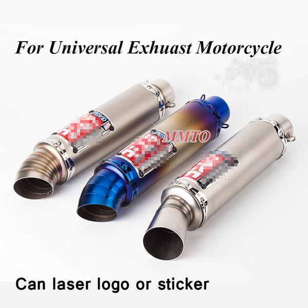 

akrapovic exhaust motorcycle db killer 51mm escape moto pipe motorbike modified scooter for cbr250 cb400 cb650f pitbike
