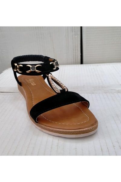 

sandals maple orthopedic casual, Black