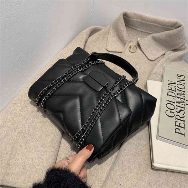 

autumn winter chain women's 2021 new fashion lingge bag
