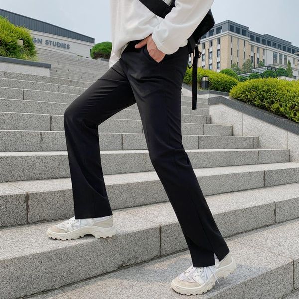 

men's suits & blazers trousers loose straight wide-leg pants korean version of the trend casual autumn drape small suit men, White;black