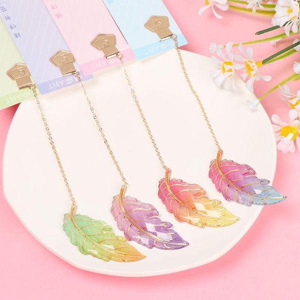 

bookmark creative colorful cute leafs cherry blossoms leaves snowflake design binder cartoon student gift school office supplies