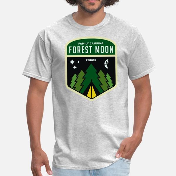 

men's t-shirts style forest moon t shirt for mens girl boys o neck comical t-shirt big size 3xl 4xl 5xl female tee top, White;black