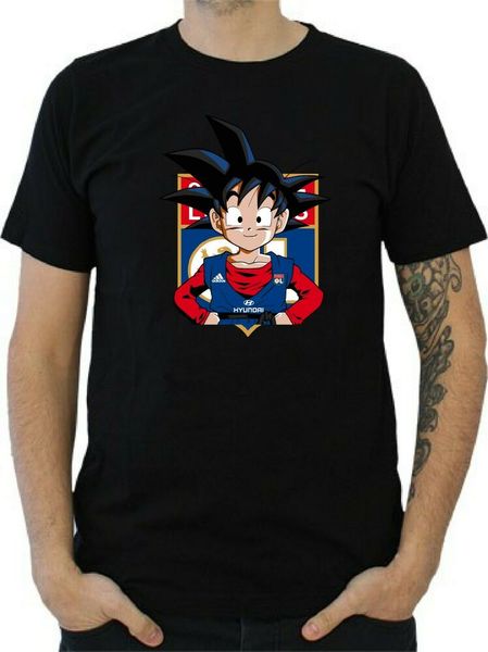 

mens t-shirt ol lyon soccer sangoten, White;black