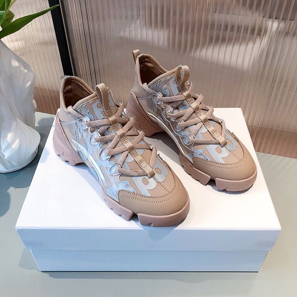 

luxury designer women designer shoes leisure designer sneakers sport 3 colors fashion trend popular leisure shoes size 35-41 trainer with du, Black