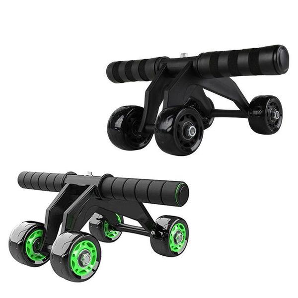 

wheel roller with four wheels and foam handles fitness equipment for home training