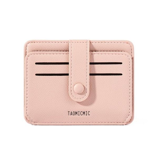 

card holders multifunction fashion holder women small korean minimalist wallet leather cute billetera ae50ch, Brown;gray
