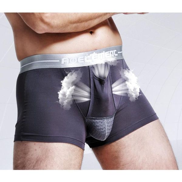 

underpants modal mens underwear boxers u pouch breathable underpant boxer man men's sexys comfortable, Black;white