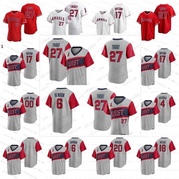 

2021 little league classic 17 shohei ohtani jersey 27 mike trout jared walsh david fletcher jose iglesias justin upton dexter fowler kurt su, Blue;black