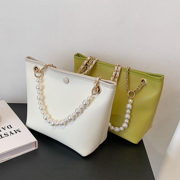 

shoulder bags design color chain designer soft candy pu leather bucket crossbody for women 2021 trend lady handbags
