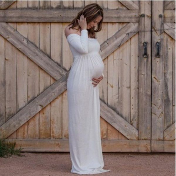 

maternity dresses couple fashion pography props beach white lace long dress pregnant