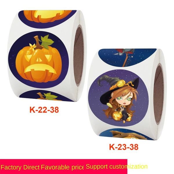 

gift wrap roll up halloween sticker craft art decoration