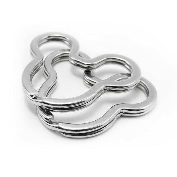 

sale metal key holder metal bear key chain cartoon design split ring key ring wholesale price, Slivery;golden