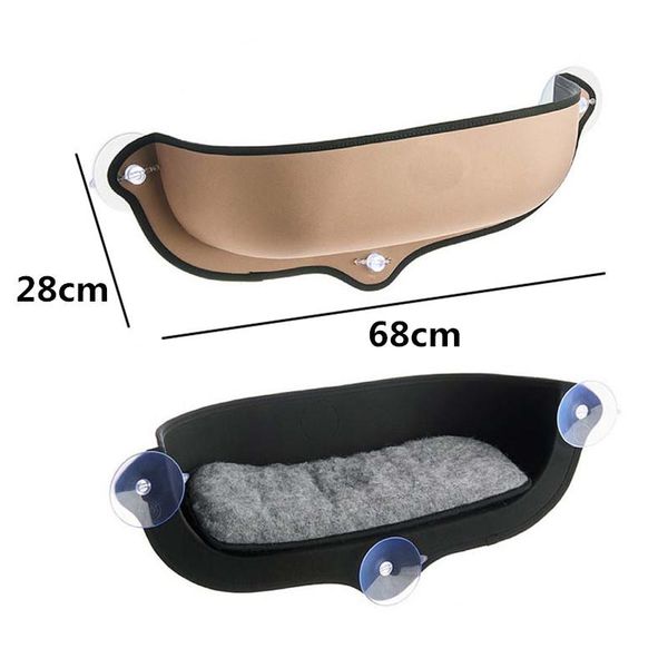 

bed comfortable window mount cat hammock with sucker soft sofa lounger small pet hanging shelf seat supplies beds & furniture