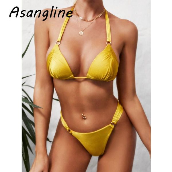 

micro bkini set 2021 push up swimsuit female shiny bikinis underwire swimwear women two piece bathing suit women's, White;black