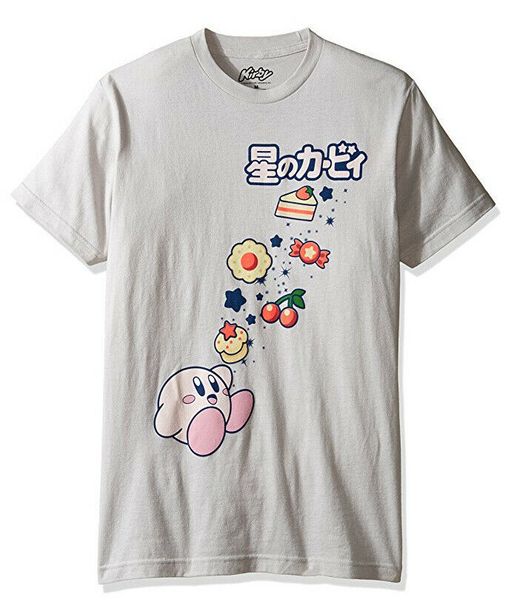 

nintendo kirby eating t-shirt nwt licensed & official, White;black