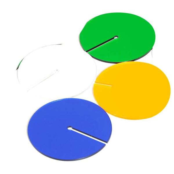 

mats & pads acrylic insulation pad creative round coffee cup mat multifunctional home decor tea holder plastic non-slip