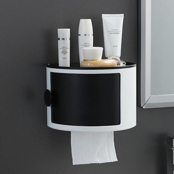 

storage boxes & bins waterproof punch-bathroom toilet tissue holder cosmetic box case