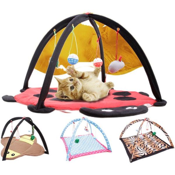 

cat toys toy portable tent fun pet mobile activity play bed game mat blanket house collapsible kitten