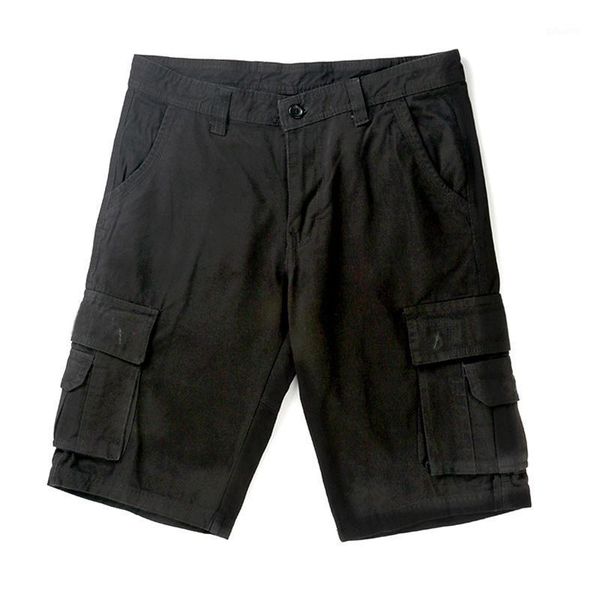 

men's shorts men cargo breathable casual multiple pockets pants for spring summer endq, White;black