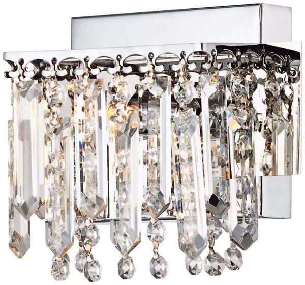 

wall lamp modern square crystal morden sconce chain lights light