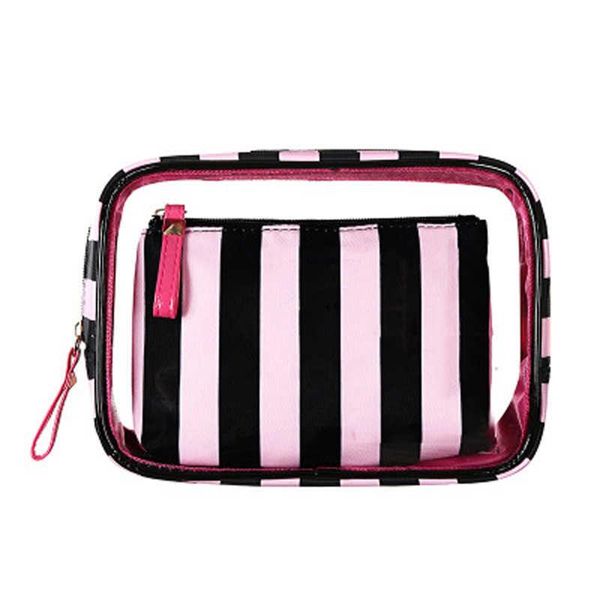 

cosmetic bags & cases portable bag 3-piece set outdoor travel waterproof wash fashion transparent storage