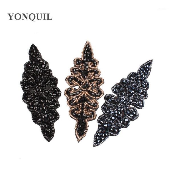 

4.5*14cm sewing on rhinestone applique crystal rhinestones diy wedding evening dress or hats scraf accessories 12pcs/lot sybb1331