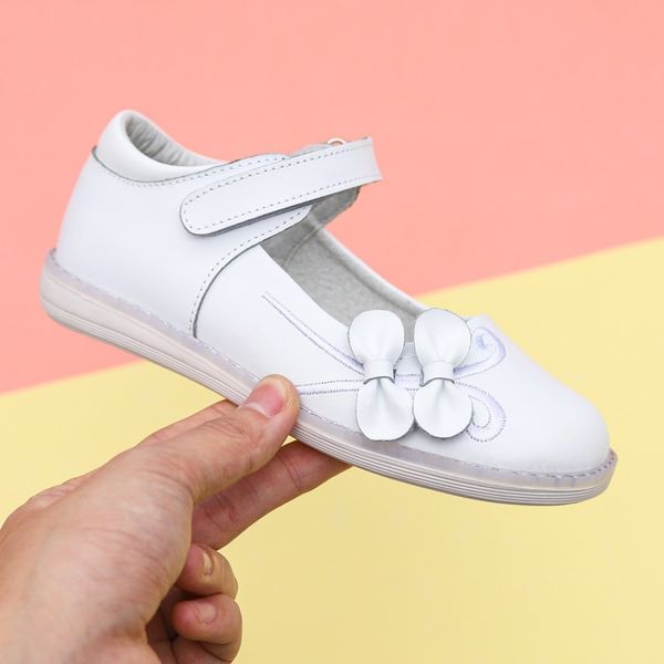 

girls' black children's leather princess single shoes