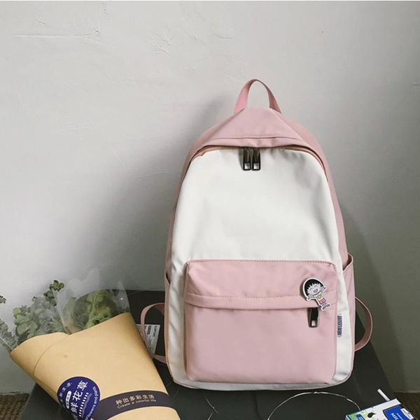 

backpack student simplicity fashion japanese cute style college all-match schoolbags for teenagers