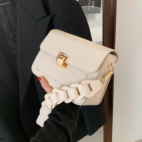 

ladies handbags 2021 fashion high-end one-shoulder small square bag large-capacity solid color all-match messenger evening bags