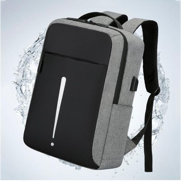 

backpack rejs langt anti-theft men business backpacks lap15.6 inch usb external charge travel mochila waterproof daypack