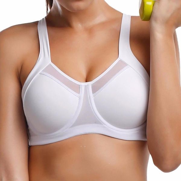 

yoga outfit women's level 4 sports bra high impact underwire non padded powerback full support running active 32 34 36 38 40 42 b c d d