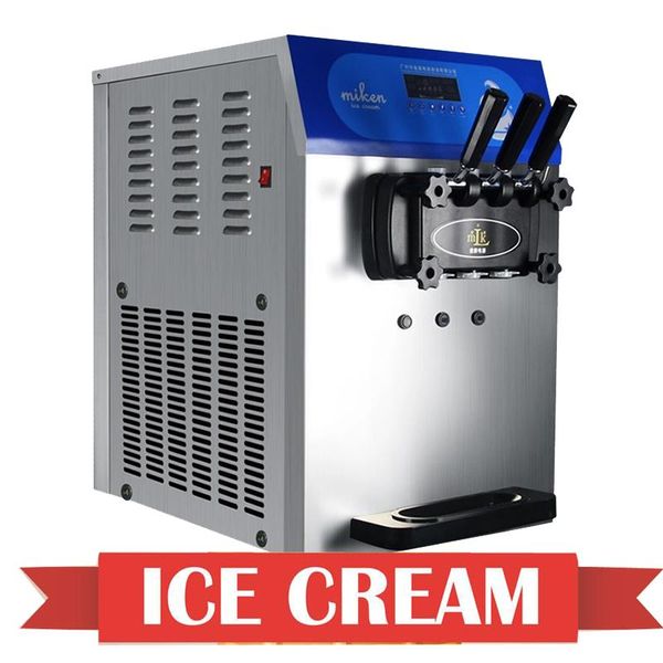 

ice cream making machine desksoft stainless steel maker with lcd panel