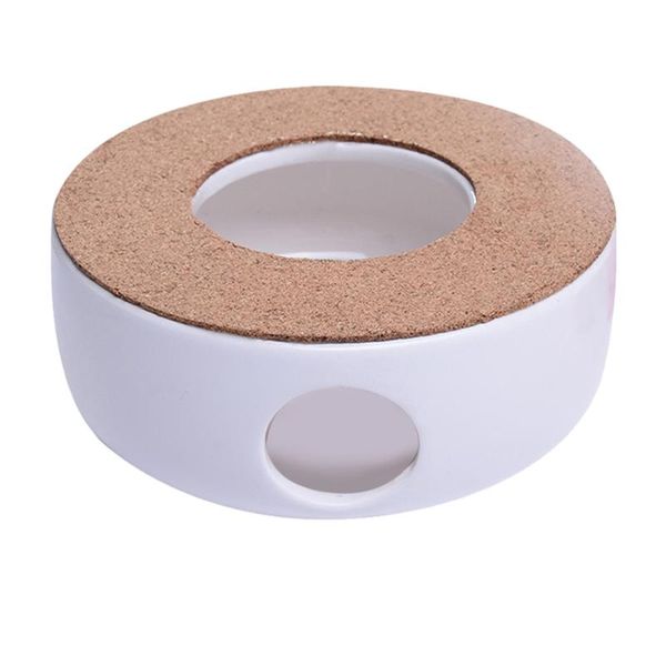 

ceramic tea stove heater warmer candle stand holder for home office (white) candles