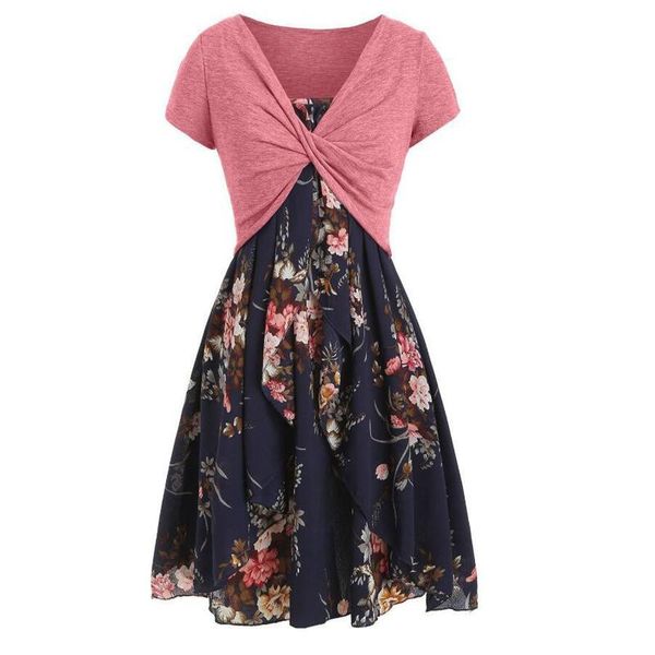 

casual dresses women sunflower print dress suits summer elegant spaghetti strap + bandage blouse female fashion plus size midi, Black;gray