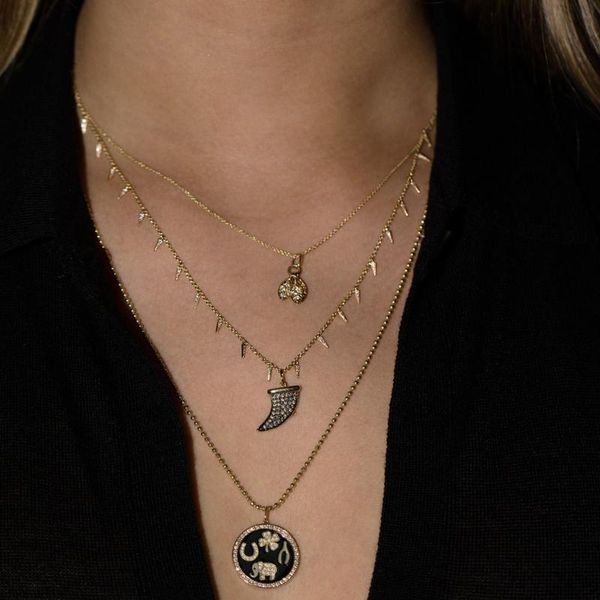 

chokers gold color black enamel lucky charms coin pendant necklace for women lady 2021 antique vintage jewelry, Golden;silver