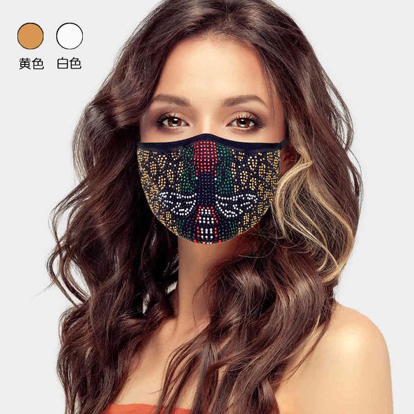 

rhintone sale cotton mask wash insert filter colorful bee pattern diamond leopard