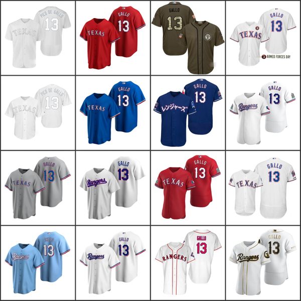 

texas rangers men 13 joey gallo women youthjersey, Black;red