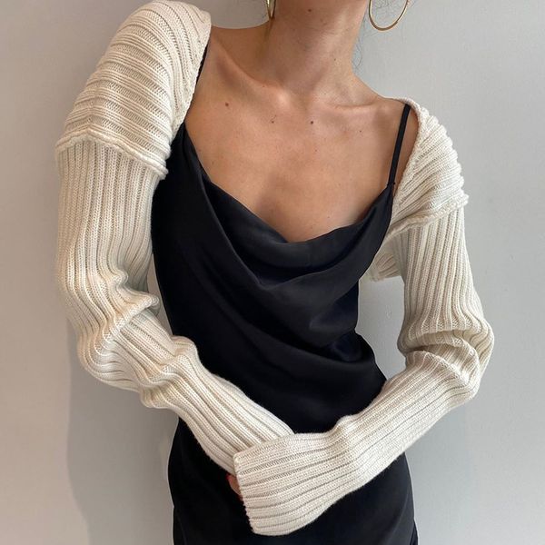

knitted cropped cardigans women white knitwear casual cardigan new streetstyle spring autumn cardigans 210415, White;black
