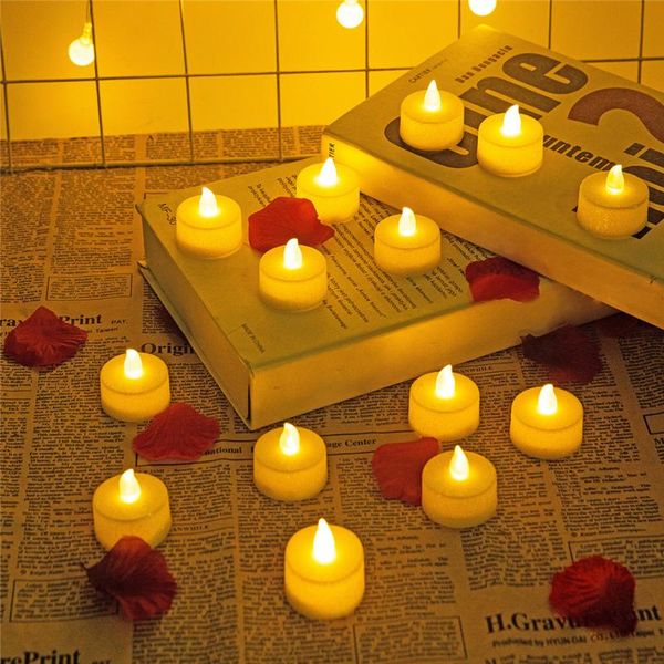 

candles 6pcs rechargeable led candle flameless static tealight electric lamp waxless valentine home wedding xmas table decor candels