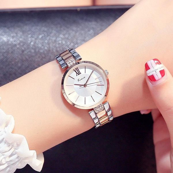 

wristwatches kimio brand women watch, Slivery;brown