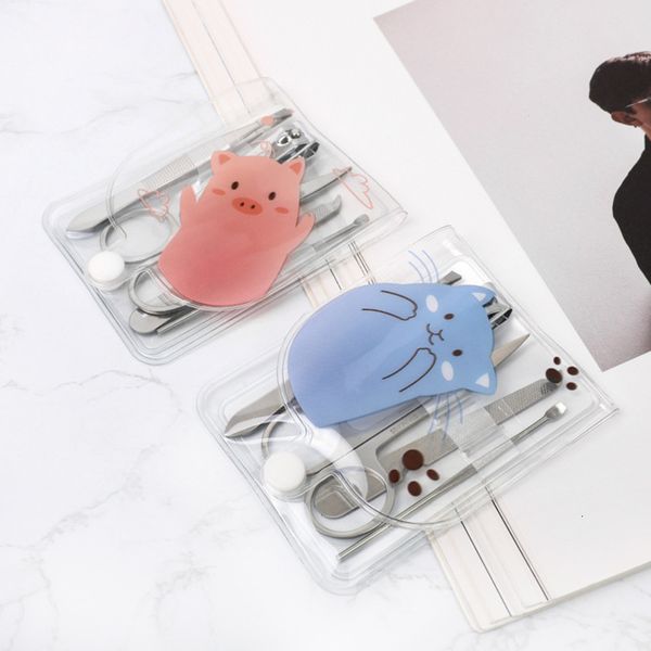 

stainless 5-piece baobao steel manicure kit