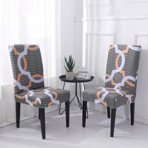 

chair covers 1/2/4/6 pcs geometric patterns cover dining room kitchen slipcovers protector for wedding banquet party decoration