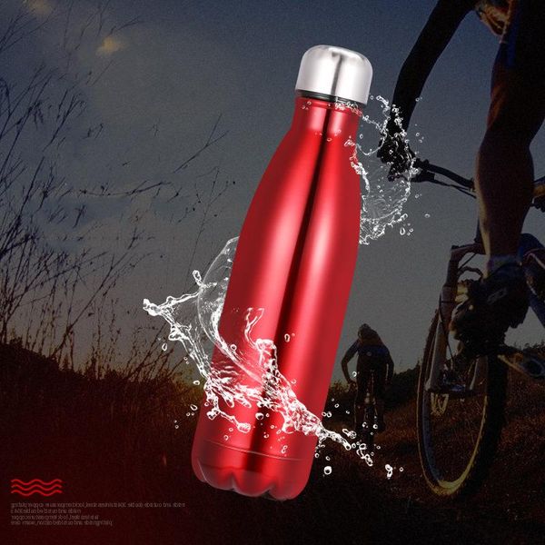 

water bottles genuine stainless steel creative sports large capacity insulation cup