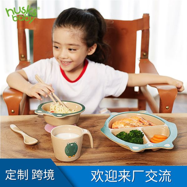 

children's cutlery set mother products baby food bowl cartoon plate