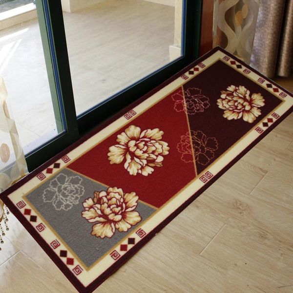 

carpets 50*150cm long strip rose pattern for living room bedroom decor rug carpet kitchen toilet antiskid mat bedside area rugs